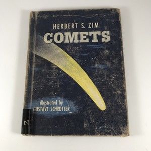 Comets by Herbert S. Zim (1957, Hardcover) Gustave Schrotter Mid Century Vintage
